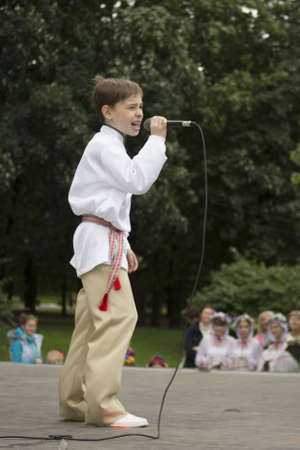 Show during Minsk City Day Holiday: 945 years old, 9 September 2012 in Minsk, Belarusのeditorial素材