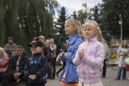 Show during Minsk City Day Holiday: 945 years old, 9 September 2012 in Minsk, Belarusのeditorial素材