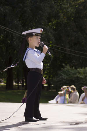 Show during Minsk City Day Holiday: 945 years old, 9 September 2012 in Minsk, Belarusのeditorial素材