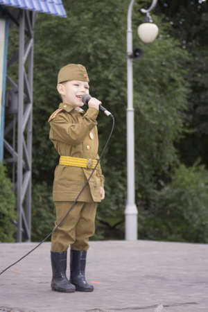 Show during Minsk City Day Holiday: 945 years old, 9 September 2012 in Minsk, Belarusのeditorial素材