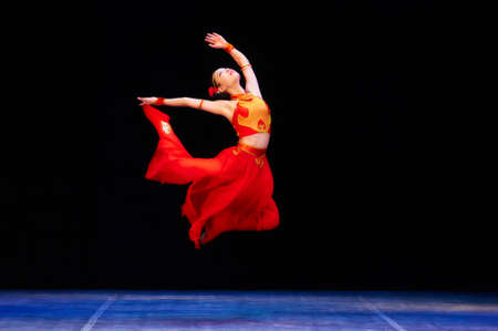 MINSK, BELARUS April 8: unidentified artists participate in International Forum of folk music and folklore, 8 April 2016 in Minsk, Belarus.のeditorial素材