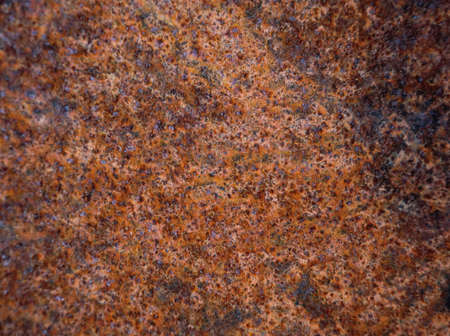 Multiple colors in a rust texture that make for an industrial background.