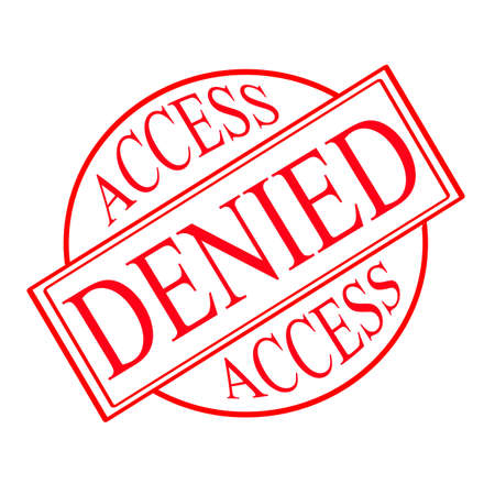 Stamp with text access denied insideのイラスト素材