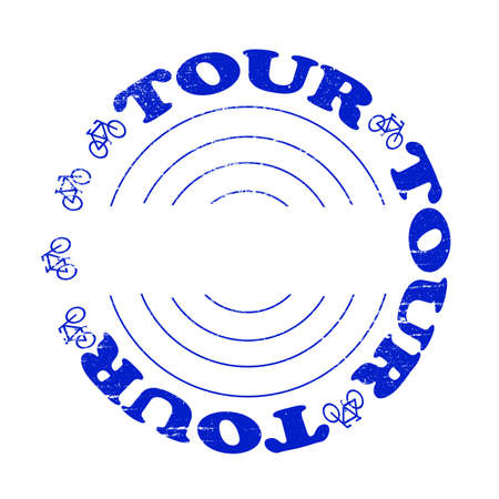 Stamp with word tour insideのイラスト素材