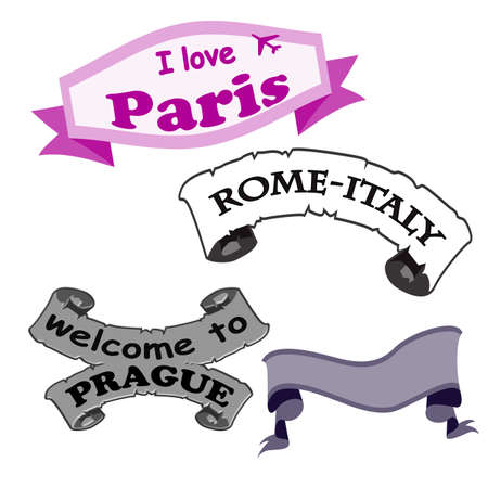 Stamp with different text inside, vector illustrationのイラスト素材