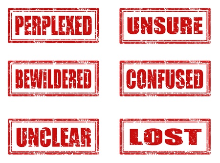 Set of grunge rubber stampsのイラスト素材