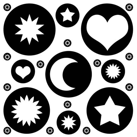 Abstract background black and white,vector illustrationのイラスト素材