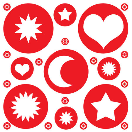 Abstract background red and white,vector illustrationのイラスト素材
