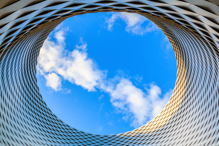 Basel, Switzerland.  AUGUST 04 2017: Exhibition Center in Basel Switzerland.のeditorial素材