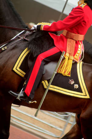 Guards Officer on horsebackのeditorial素材