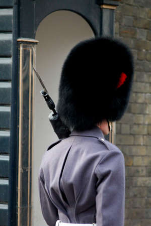 Abstract Guardsman on Sentry Duty London Englandのeditorial素材