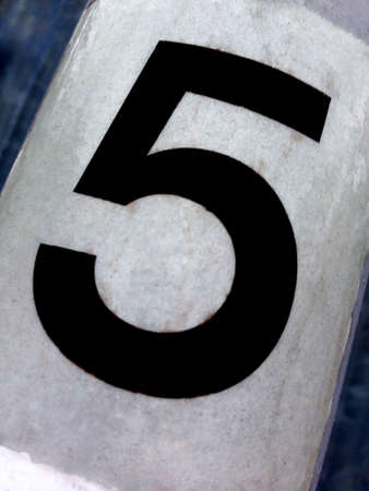 Abstract Numbers Sceneの写真素材