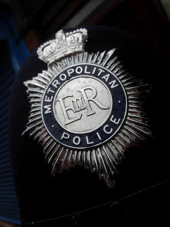 Abstract Police Helmet London Englandのeditorial素材