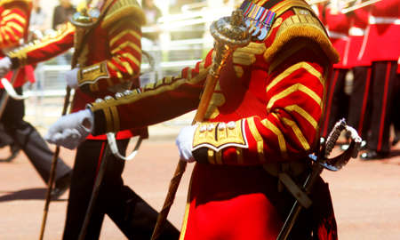 Marching Guardsmen London Englandのeditorial素材