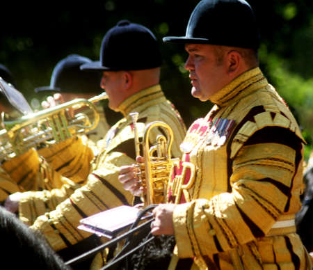 The Household Cavalry Band London Englandのeditorial素材