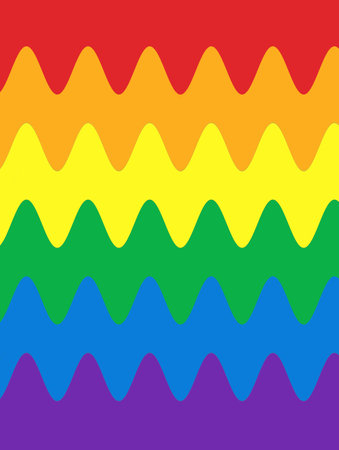 Rainbow seamless pattern. illustration for your design. Rainbow background.の写真素材