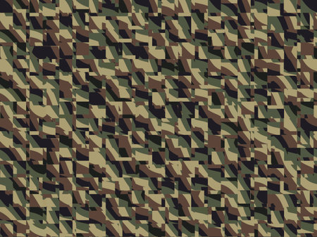 Camouflage pattern. Seamless background. Camouflage texture.の写真素材