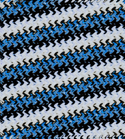 Seamless abstract geometric pattern, symmetrical and colorful, based on repetitive simple forms.