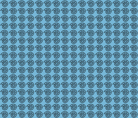 Seamless ammonite  pattern. Modern stylish texture. Repeating geometric tracery. Contemporary graphic design.の写真素材
