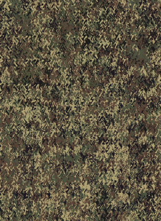 Seamless military camouflage texture. Abstract khaki camo backgroundの写真素材