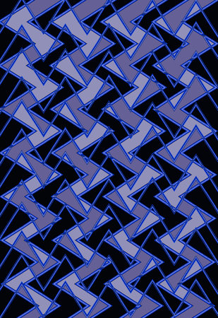 abstract background with blue triangles, illustration .