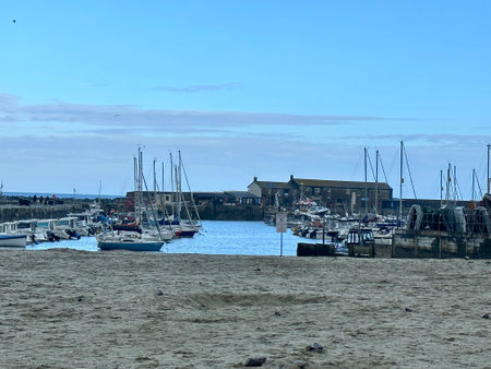 the picturesque seaside Lyme Regis Dorset England