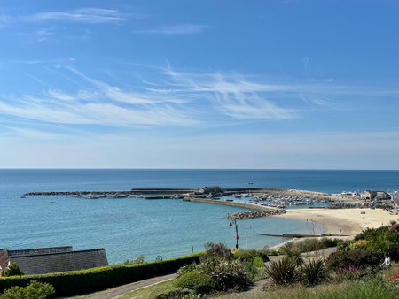 view of the beachの写真素材
