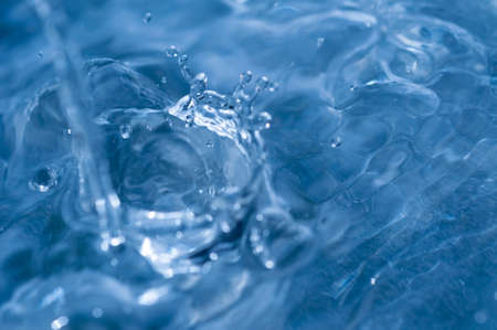 beautiful macro background of water