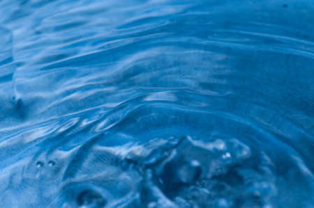 macro of water