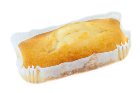 beautiful white background of plumcake in studioの写真素材