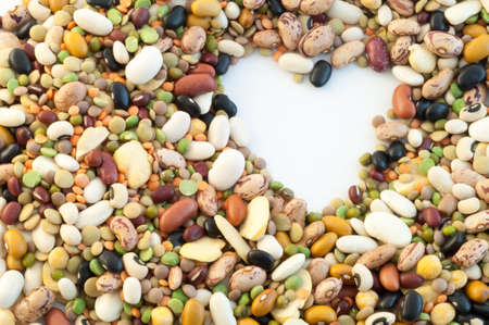 beautiful macro of colored italian pulse soupの写真素材