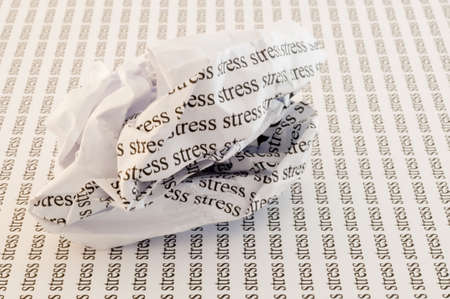 conceptual background of stressの写真素材