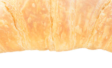 background of croissant for an energetic breakfastの写真素材