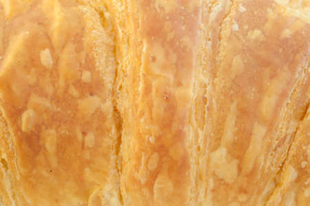background of croissant for an energetic breakfastの写真素材