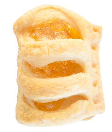 beautiful macro of apple strudel in studioの写真素材