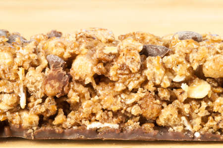 beautiful macro of cereal and chocolateの写真素材