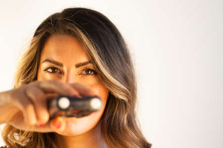 a beautiful chili gun for girl protectionの写真素材