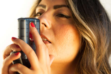 a beautiful chili gun for girl protectionの写真素材