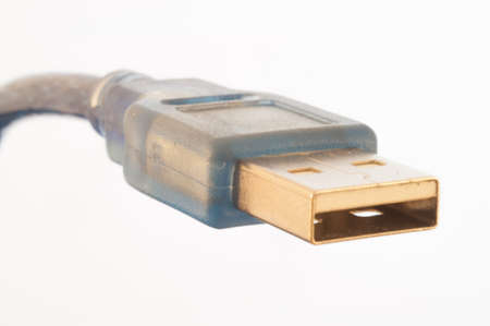 macro of universal serial busの写真素材