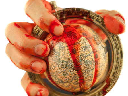 the hand of man on the world