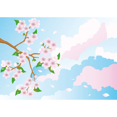 Spring cardのイラスト素材