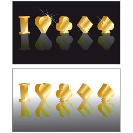  Set two card のイラスト素材