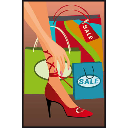 Shopping card のイラスト素材