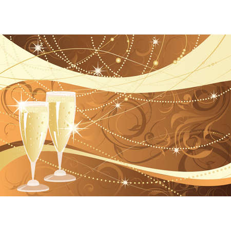 Holiday greeting card. vector illustrationのイラスト素材