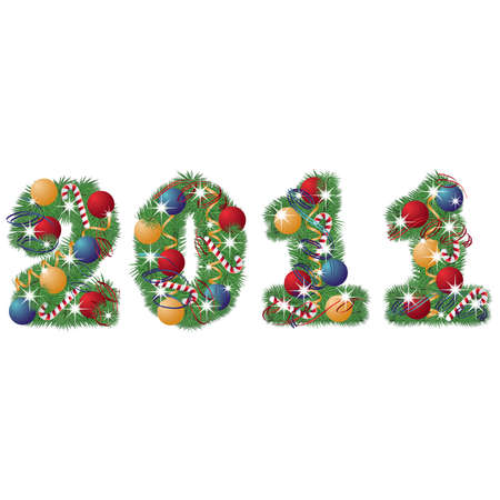 2011 New year banner.のイラスト素材