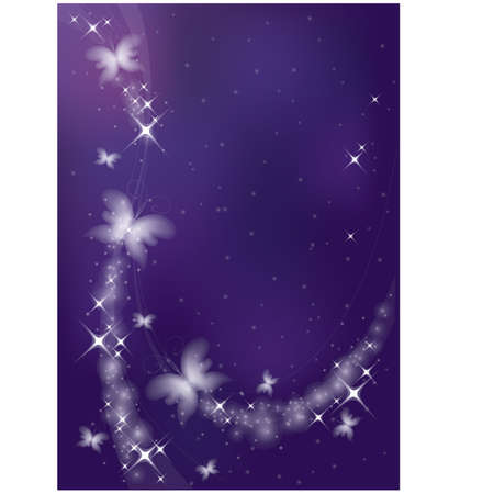 Butterfly background, vector illustrationのイラスト素材