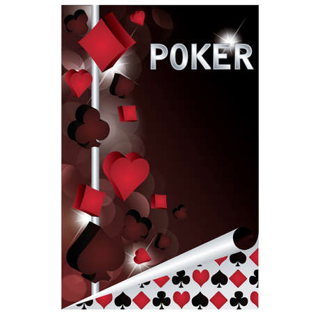 Poker design banner , vector illustrationのイラスト素材