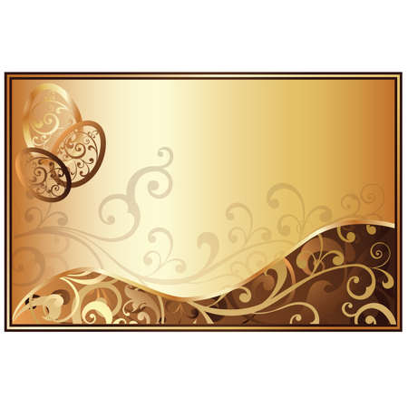 Easter  golden banner,のイラスト素材