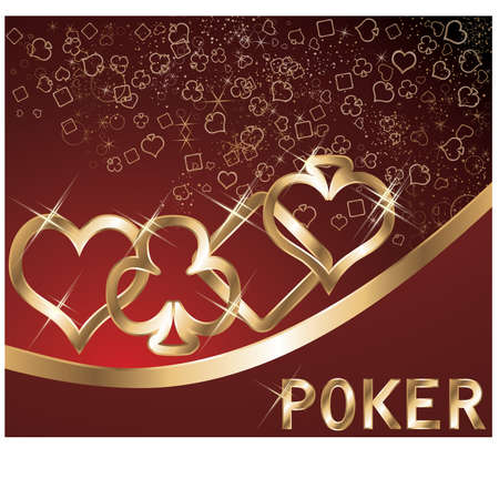 Poker banner, vector illustrationのイラスト素材