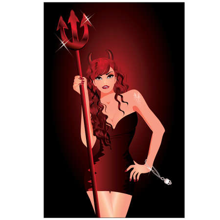 Sexy she-devilのイラスト素材